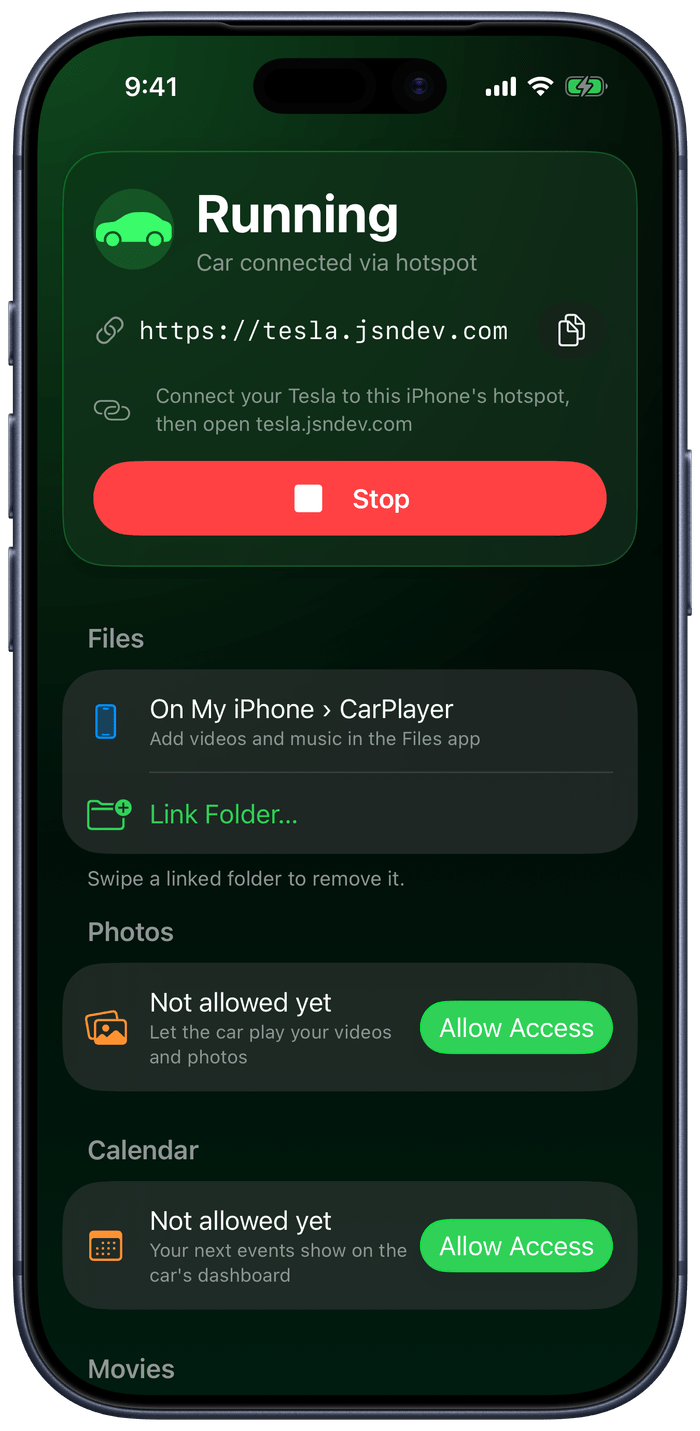 CarPlayer for iPhone